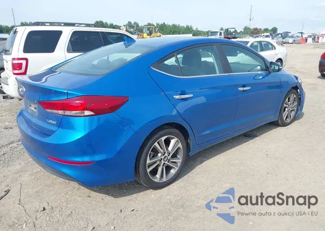 2017 Hyundai Elantra Limited z USA, uszkodzony, nr VIN 5NPD84LF8HH114893